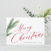 クリスマスイブの脚本　赤と緑 シーズンカード (スタンド正面)