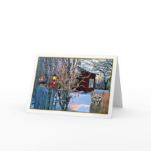 クリスマスイブの訪問者(クーガーおよびカラス)