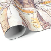 クリスマスイブの詳細- Carl Larsson 1906 ラッピングペーパー (ロールコーナー)