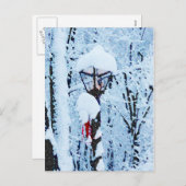 クリスマスイブの雪 シーズンポストカード (正面/裏面)