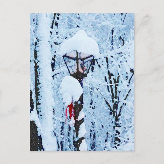 クリスマスイブの雪 シーズンポストカード (正面)