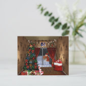 クリスマスイブはがき ポストカード (スタンド正面)