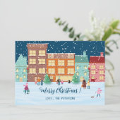 クリスマスイブインタウンフラットホリデーカード シーズンカード (スタンド正面)