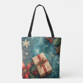 クリスマスイブウォーターカラートート トートバッグ (裏面)
