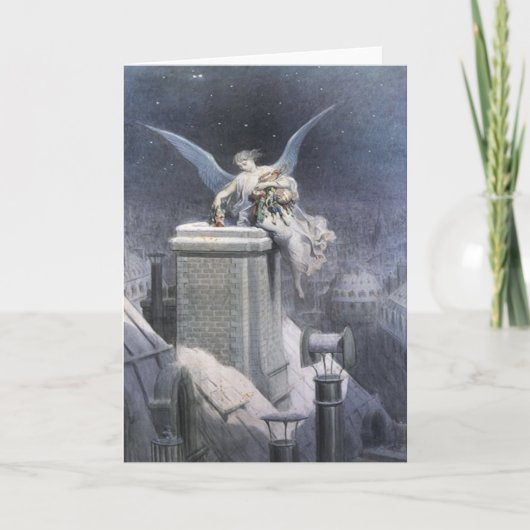 クリスマスイブエンジェルクリスマスカード シーズンカード (正面)