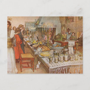 クリスマスイブカールラーション1904年 シーズンポストカード
