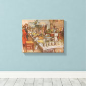 クリスマスイブカール・ラルソン1904 キャンバスプリント (インサイチュ (ウッドフロア))