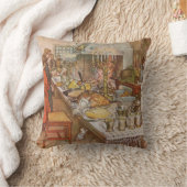 クリスマスイブカール・ラルソン1904 クッション (ブランケット)