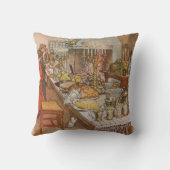 クリスマスイブカール・ラルソン1904 クッション (裏面)