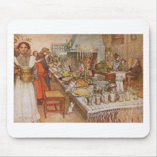 クリスマスイブカール・ラルソン1904 マウスパッド