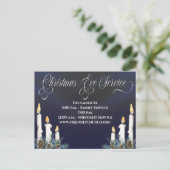 クリスマスイブキャンドルライトサービス教会 ポストカード (スタンド正面)