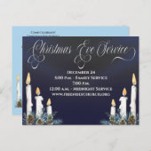 クリスマスイブキャンドルライトサービス教会 ポストカード (正面/裏面)
