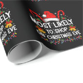 クリスマスイブクリスマスに買い物をする可能性が最も高い ラッピングペーパー (ロールコーナー)