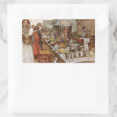 クリスマスイブジュラフトネン 長方形シール (バッグ)