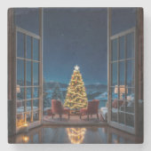 クリスマスイブセレニティ ストーンコースター (正面)