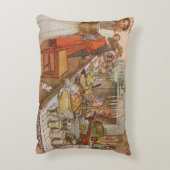 クリスマスイブバイカール・ラルソンヴィンテージ休日 アクセントクッション (裏面(縦))