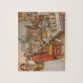 クリスマスイブバイカール・ラルソンヴィンテージ休日 ジグソーパズル (縦)