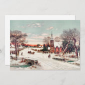 クリスマスイブバイフーバー&ソン絵画ズ シーズンカード (正面/裏面)