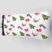 クリスマスイブパーティー装飾パターン ゴルフヘッドカバー (正面)