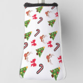 クリスマスイブパーティー装飾パターン ゴルフヘッドカバー (回転90)