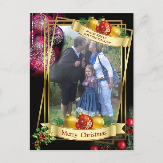 クリスマスイブパーティー 案内ポストカード (正面)