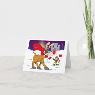 クリスマスイブメッセージカードをはずします シーズンカード