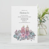 クリスマスイブ招待状 招待状 (スタンド正面)