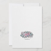 クリスマスイブ招待状 招待状 (裏面)