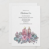 クリスマスイブ招待状 招待状 (正面/裏面)