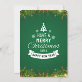 クリスマスイブ招待状 招待状 (裏面)