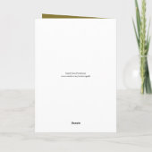 クリスマスイブ教会サービスとベルカード シーズンカード (裏面)