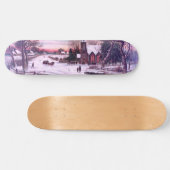 クリスマスイブ朝の教会サービス スケートボード (横)