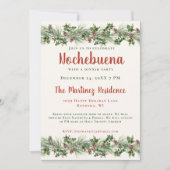 クリスマスイブ植物学メキシコノシェブエナ 招待状 (正面)