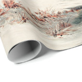 クリスマスイブ絵画ヴィンテージ ラッピングペーパー (ロールコーナー)