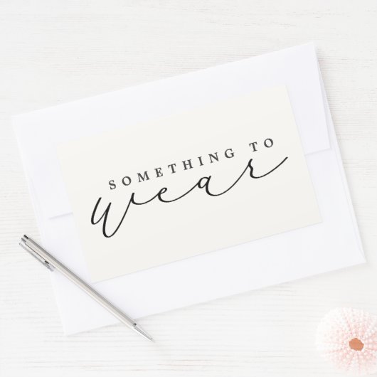 クリスマスイブ衣服/クリスマスプレゼントへの贈り物 長方形シール (封筒)