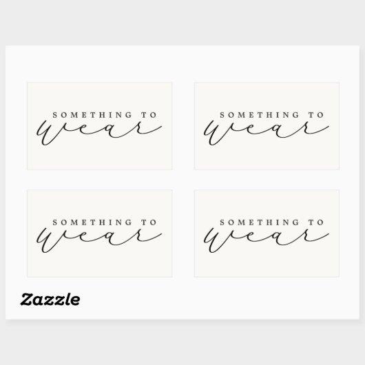 クリスマスイブ衣服/クリスマスプレゼントへの贈り物 長方形シール (シート)