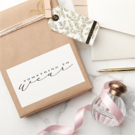 クリスマスイブ衣服/クリスマスプレゼントへの贈り物 長方形シール