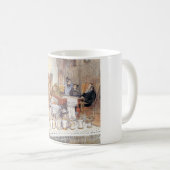 クリスマスイブ詳細(スウェ伝統的ーデンクリスマス) コーヒーマグカップ (正面右)