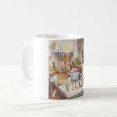 クリスマスイブ詳細(スウェ伝統的ーデンクリスマス) コーヒーマグカップ (正面左)