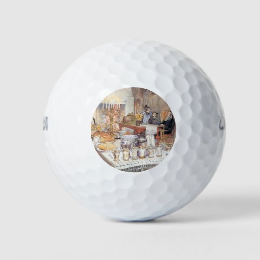 クリスマスイブ詳細(スウェ伝統的ーデンクリスマス) ゴルフボール (正面)