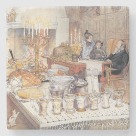 クリスマスイブ詳細(スウェ伝統的ーデンクリスマス) ストーンコースター