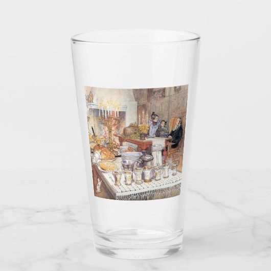 クリスマスイブ詳細(スウェ伝統的ーデンクリスマス) タンブラーグラス (正面)