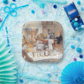 クリスマスイブ詳細(スウェ伝統的ーデンクリスマス) ペーパープレート (パーティー)