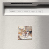 クリスマスイブ詳細(スウェ伝統的ーデンクリスマス) マグネット (インサイチュ (食洗機))