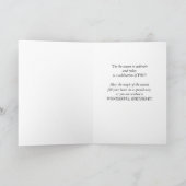 クリスマスイブ誕生日プレゼント カード (内部)