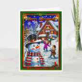 クリスマスイブ雪合戦 カード (正面)