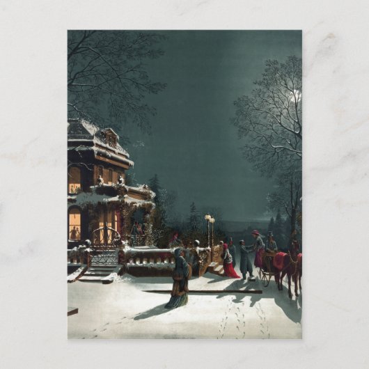 クリスマスイブ1880 シーズンポストカード (正面)
