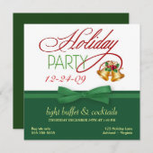 クリスマスイブ オープンハウス ご招待状 招待状 (正面/裏面)