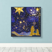 クリスマスイブ キャンバスプリント (インサイチュ (ウッドフロア))