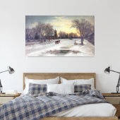 クリスマスイブ キャンバスプリント (インサイチュ (寝室))